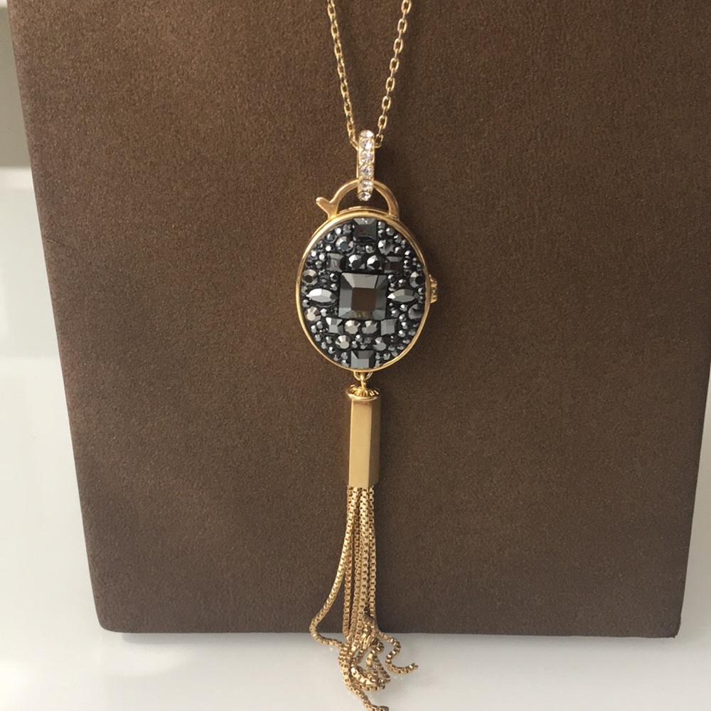 Henri Bendel Rox Candy Locket in Metallic Black